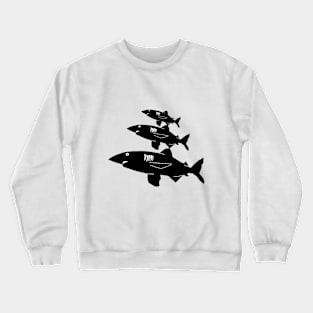 3 Sharks roamin' Crewneck Sweatshirt